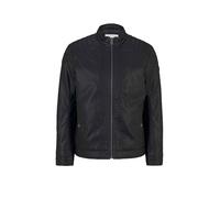 TOM TAILOR Veste en cuir noir | XXXL