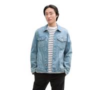 TOM TAILOR Veste en jean pour homme, 10118 - Bleu denim usé clair pierre, L