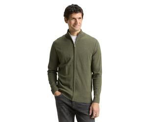 TOM TAILOR Veste en Tricot pour Homme, 39401 - Mélange de Feuilles de thé, S