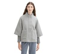 TOM TAILOR Veste pour Femme 1042901 21373 Medium Silver Grey Melange, XS, 21373 - Medium Silver Grey Melange, XS