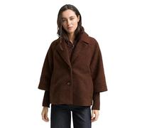 TOM TAILOR Veste pour Femme, 27506 - Dark Pecan Brown, XL