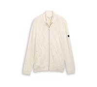 TOM TAILOR Vestes en maille blanc naturel, Taille M