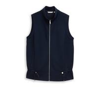 Tom Tailor Women + Gilet bleu foncé, Taille XXL