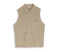 Tom Tailor Women + Gilet kaki, Taille XXL
