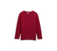 Tom Tailor Women + Pull-over rouge sang, Taille 6XL