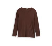 Tom Tailor Women + T-shirt marron, Taille 6XL