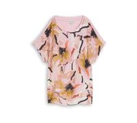Tom Tailor Women + T-shirt sépia / rose / noir / blanc cassé, Taille XXL