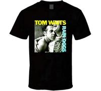 Tom Waits Rain Dog Music Legend Men T-Shirt T Shirts Casual Clothing Cotton Top Tee Black 3XL