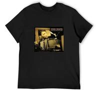 Tom Waits T Shirt Franks Wild Years Vinyl CD Cover Black S