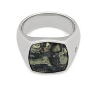Tom Wood - Bague chevalière avec pierre Kambaba taille coussin - Homme - Accessoires - Multicolore - Taille: 64 MM