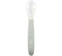 Tom & Zoé Cuillère Bébé en silicone Gris Gris G