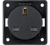 Toma BRITISH STANDARD, INTEGRO, negro, mate