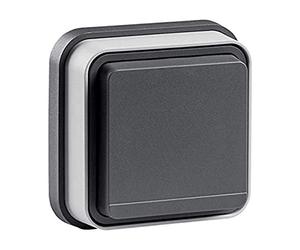 Toma Schuko, empotrar, gris