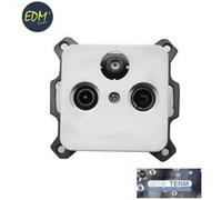 Toma tv+fm+sat empotrar serie term edm(bolsa blister)