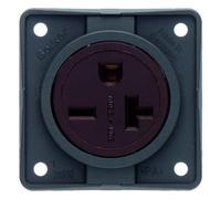 Toma USA/CANADA NEMA 6-20 R, INTEGRO, antracita, mate