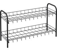 Tomado-Metaltex Shoe 2 Shoe Rack 6 paires de chaussures Noir