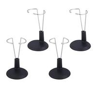 Tomaibaby Présentoir Vêtement Poupée 4 Pcs Poupée Stands Présentoir Modèle Support Cadre Prop Up Fille Action Figure Poupées Présentoir Noir 15 Cm Baby Doll Support