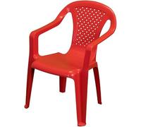 Tomaino Lot de 4 chaises pour enfants, en plastique coloré avec accoudoirs, empilables