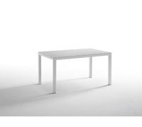 Tomaino - table de jardin extensible en plastique - Composition multiple de 4 jusqu'à 12 places - Rectangulaire ou carré