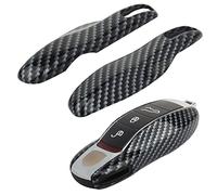 TOMALL Cayenne Couverture de Clé Style de Fibre de Carbone pour Macan 911 Cas de Remplacement