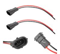TOMALL H8 H11 Connecteur Socket Mâle pour Phares Antibrouillards Faisceau Retrofit Extension Câblage