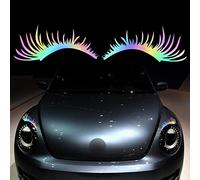 TOMALL Lot de 2 autocollants en vinyle imperméables pour phares de voiture, camion, phare (dégradé)