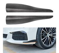 TOMALL Lot de 2 bandes de protection universelles en fibre de carbone pour pare-chocs avant et arrière - Accessoires pour voitures, SUV, camions