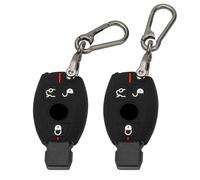 TOMALL Lot de 2 Coques de vec Porte-clés, 3 Boutons en Caoutchouc de Silicone pour Mercedes Benz E S M G R AMG CLK GLA GLC GLE GLK CLA CLS GLS