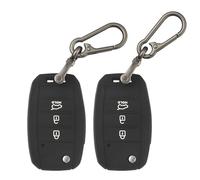 TOMALL Lot de 2 coques de clé Kia en silicone à 3 boutons pour Kia Ceed Soul Sportage Optima Sorento Carens Picanto Rio