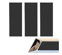 TOMALL Lot de 3 autocollants en vinyle avec nœud papillon pour voiture Chevy - 30 x 10 cm - Noir mat