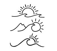 TOMALL Lot de 3 autocollants en vinyle pour fenêtre de voiture, camion, pare-chocs, coffre, ordinateur portable, moto - 19,8 cm - Noir