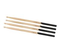 Tomantery 2 Paires de Maillets de Tambour en Bois 5A 7A, Ensemble de de | Kit de maillets de batterie en bois avec poignée antidérapante pour grosse caisse, timbales, caisse claire