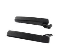 Tomantery Accoudoir de Siège de Voiture Réglable, 2 Pièces, Noir, PU | Angle réglable à 120°, coussin en mousse absorbant les chocs, support conducteur et passager, camion, camping-car, bateau,
