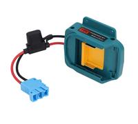 Tomantery Adaptateur de Batterie Porte-fusible de sécurité Pratique pour BL1850 BL1860 Conversion de Batterie de Jouet D'équitation pour Jouets Télécommandés, Robots ABSConvient (Connecteur Bleu)