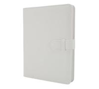 Tomantery Album Photo instantané 5,5" en Cuir PU Durable et étanche pour 80 Photos, Léger et Peu Encombrant pour Billets et Cartes Bancaires (Blanc)