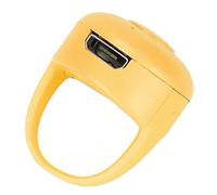 Tomantery Anneau de Télécommande Intelligent, Libérez Vos Mains pour Regarder des Vidéos, Contrôleur Pratique et Pratique du Bout des Doigts pour Les Smartphones (Jaune)
