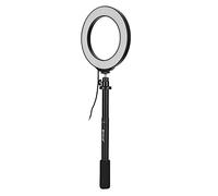 Tomantery Anneau Lumineux LED avec Trépied, Lumière de Remplissage Portable Réglable pour Photographie en Direct pour Diffusion en Direct, Matériau ABS, Puce Lumineuse 40 Pièces pour Une luminosité