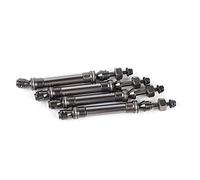 Tomantery Arbre de Transmission Avant et Arrière CVD, 4 Pièces, Axe de | Arbre d\'entraînement RC, essieu de transmission avant arrière, axe CVD en métal, pièce de rechange pour voiture 1/10 RC