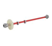 Tomantery Arbre de Transmission Central en Alliage de Zinc pour Voiture | Pièce de rechange de voiture RC, arbre d\'entraînement central rouge en alliage de zinc durable, pour améliorations de