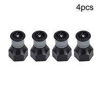 Tomantery Arroseur enterré DN15, Buse de Pulvérisation Réglable de 25° à | Buse à filetage femelle G1/2 pouces, avec filet filtrant, pour l\'arrosage de la pelouse du jardin, paquet de 4