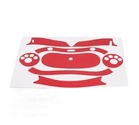 Tomantery Autocollant de Peau de Lunettes VR, PVC Résistant aux Rayures et à la Poussière pour PICO 4 VR, Film de Protection Professionnel pour Les Joueurs (Aurore Rouge)