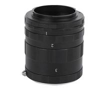 Tomantery Bague D'adaptation D'objectif Macro, Extension de Prise de Vue en Gros Plan Durable pour Appareils Photo AI Mount pour Photographes Professionnels, Alliage D'aluminium Noir 1 Pièce