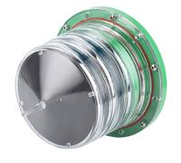 Tomantery Balise Lumineuse Solaire étanche IP68 pour Barge, LED de Navigation Clignotante, Accessoire de Bateau Marin pour une Distance Visible de 1 à 4 Milles Marins