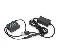 Tomantery Batterie Factice de Décodage Complet pour Caméras GF3/GF5/GF6, Alimentation Stable pour Un Temps de Travail prolongé, USB vers DMW-DCC11, 1 X Câble Boost, Banque D'alime