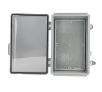 Tomantery Boîte de Jonction électrique étanche, Matériau ABS Durable avec Plaque de Montage pour Alimentations électroniques, Contrôleurs de Pompe, Projets Domestiques, Applications Marines