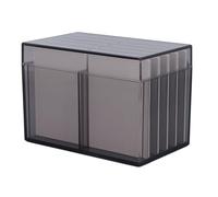 Tomantery Boîte de Rangement de Cils en Acrylique à 10 Couches avec Fond Magnétique pour Salons de beauté Professionnels et Particuliers, Support de Palette de Faux Cils pour Diverses Tables (Thé