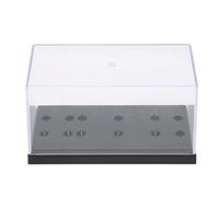 Tomantery Boîte de Rangement de Tête de Phonographe Haut de Gamme, Présentoir Robuste en ABS à Longues Aiguilles pour Lecteur de Disque, Porte-stylet, Amateurs de Musique à Domicile