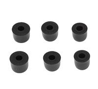 Tomantery Bouchons d'oreilles en Mousse à Mémoire de Forme, Embouts de Remplacement pour écouteurs 4.3mm-6.0mm, 6 Pièces pour Les Amateurs d'exercice et de Musique (Noir)