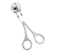 Tomantery Boule de Viande en Acier Inoxydable de Haute qualité, Cuillère à Pâte à Biscuits, Boule de Melon pour Boulettes de Viande de Taille Uniforme, Lavage à la Main recommandé (S)