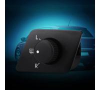 Tomantery Bouton de Commande Durable de Commutateur de Rétroviseur Latéral de Voiture avec Chaleur pour les Modèles 2001-2004, Plastique Noir, 1 Pièce Facile à Installer pour les Propriétaires de